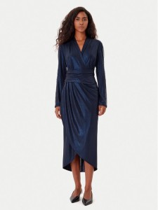 Joseph Ribkoff Sukienka koktajlowa 253742 Granatowy Slim Fit