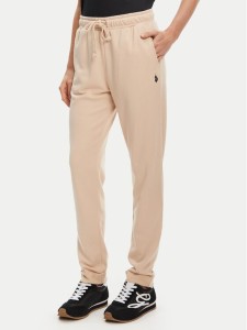 U.S. Polo Assn. Spodnie dresowe WUP1513 Beżowy Regular Fit