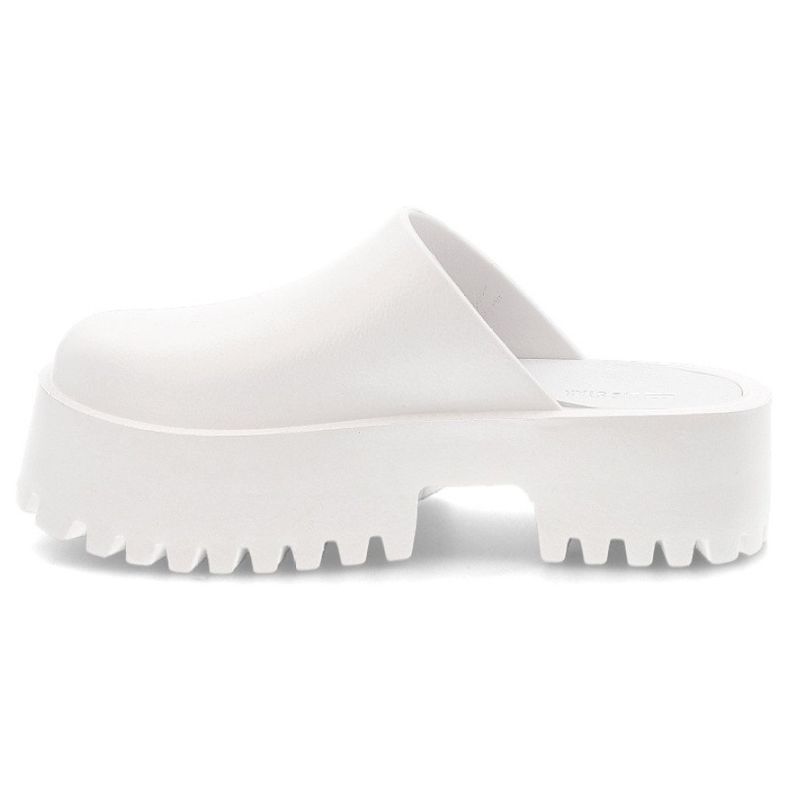 Białe Klapki Big Star Modne Obuwie Damskie Na Solidnej Podeszwie