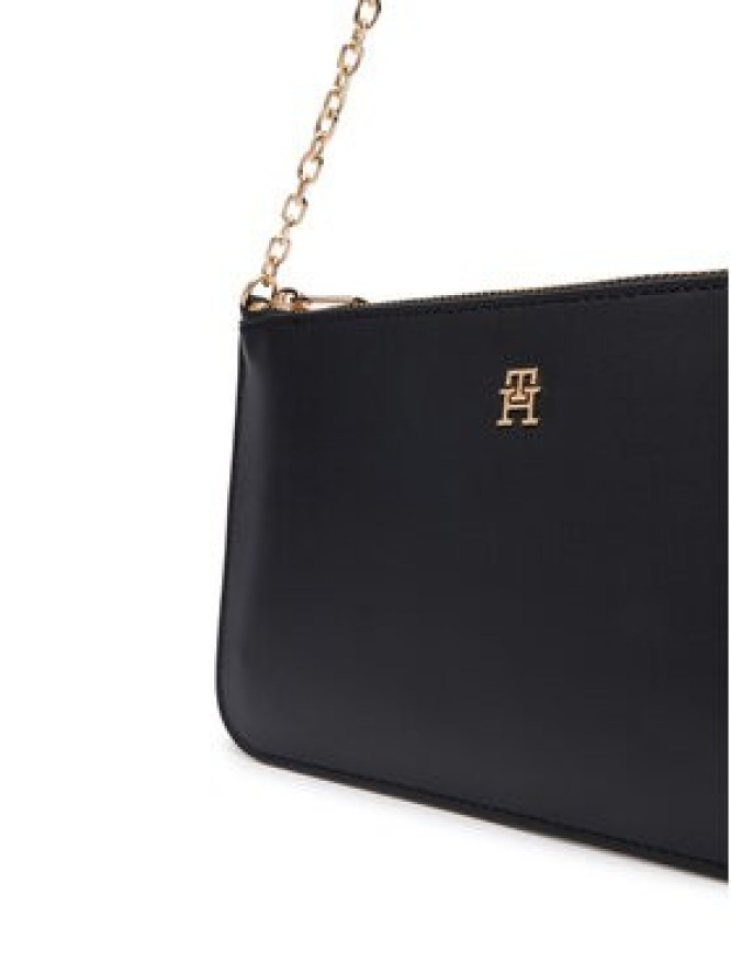 Tommy Hilfiger Torebka Th Icon Chain Shoulder Pouch AW0AW18298 Czarny
