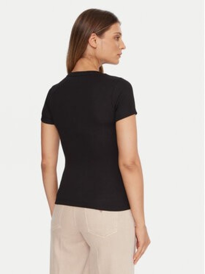 Guess Jeans T-Shirt W5BP45 KA0H1 Czarny Slim Fit