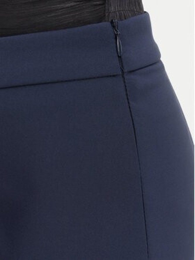 Rinascimento Spodnie materiałowe CFC0130135003 Granatowy Flare Fit