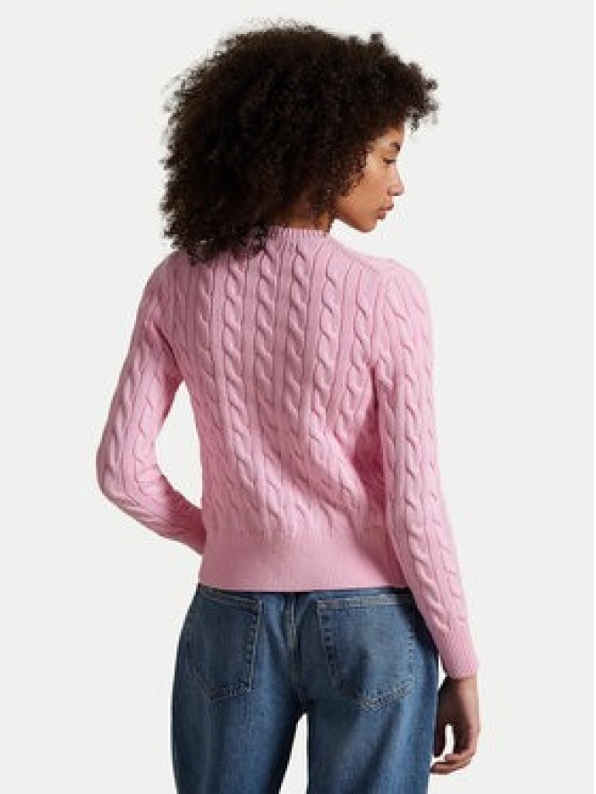 Polo Ralph Lauren Kardigan 211971868010 Różowy Slim Fit