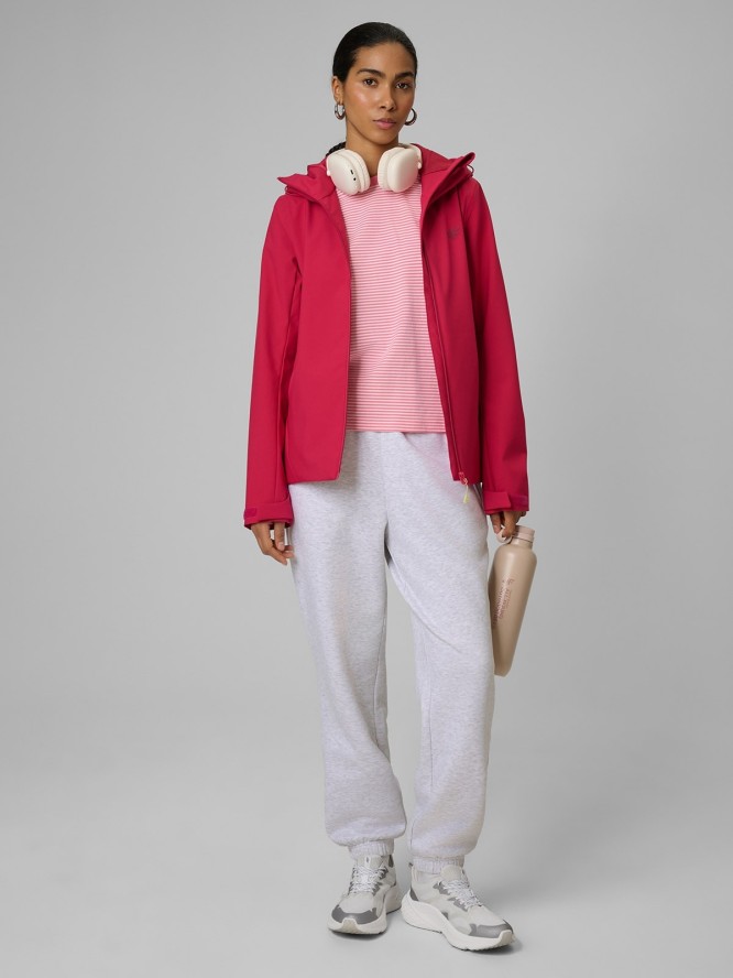 4F Kurtka przejściowa membrana 5000 damska - różowa M