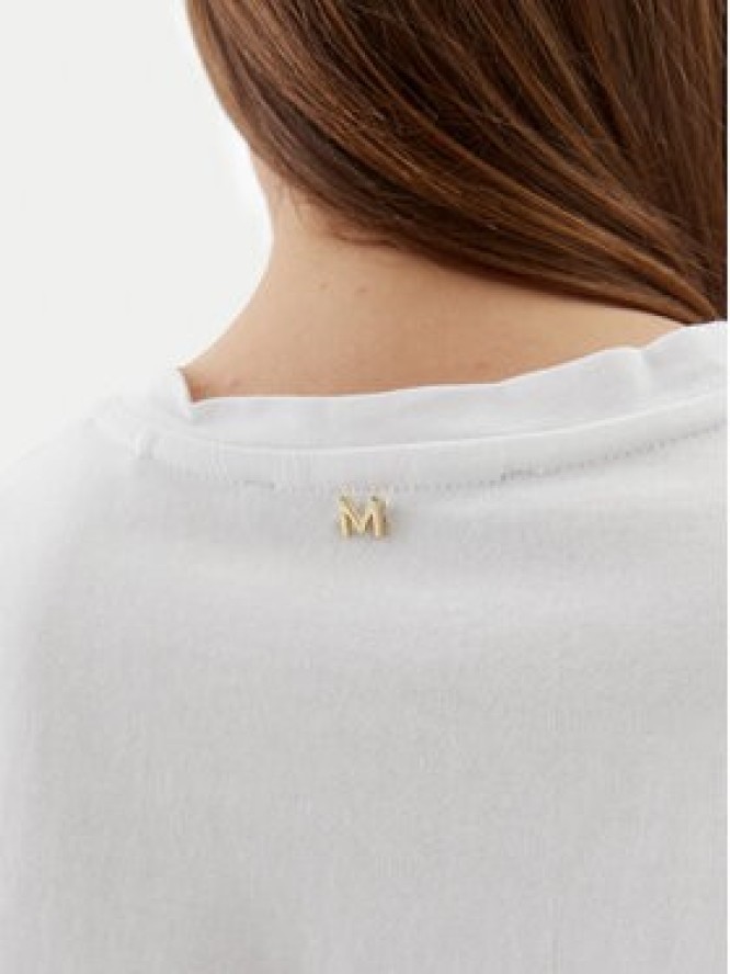 Lola Casademunt by Maite Bluzka MS2515023 Biały Regular Fit