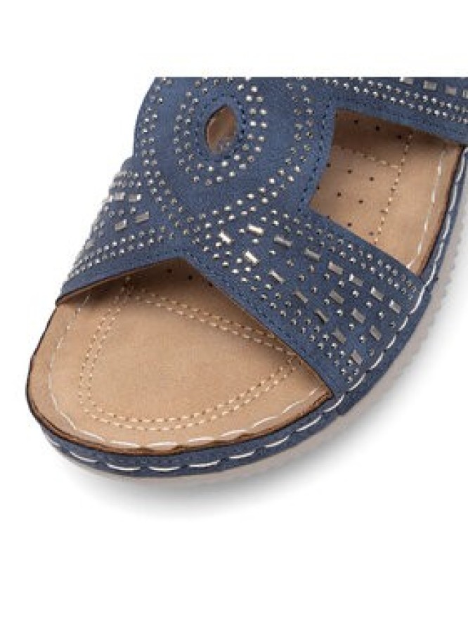 Clara Barson Klapki WYL05010-30 Niebieski