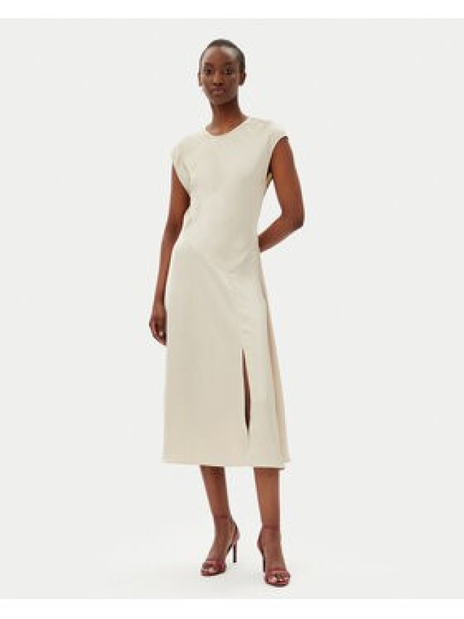 MAX&Co. Sukienka koktajlowa Legume 2516221024200 Écru Regular Fit
