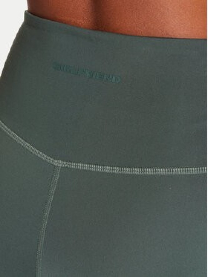 Girlfriend Collective Legginsy Compressive 4038 Zielony Flare Fit