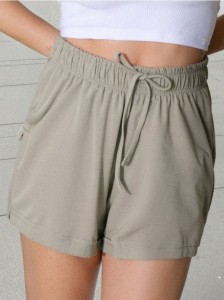 Szorty dresowe - beżowy