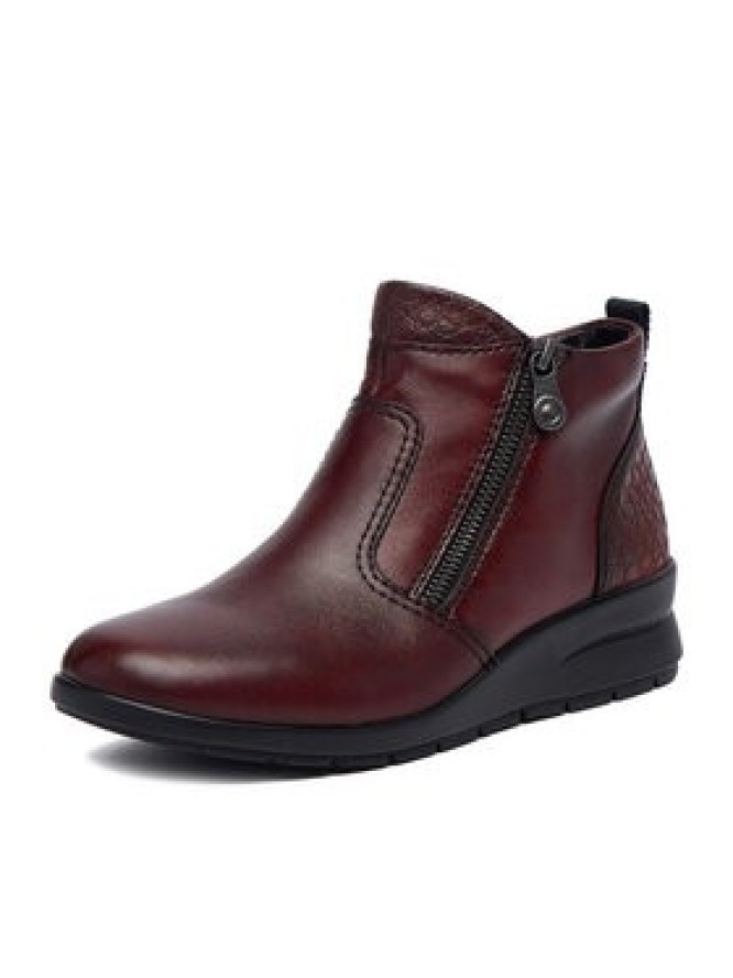 Rieker Botki CEO-L4861-35 Bordowy