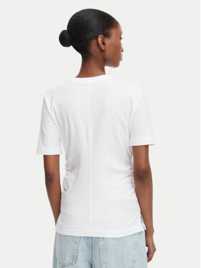 Calvin Klein Jeans T-Shirt LV047G808G Biały Slim Fit