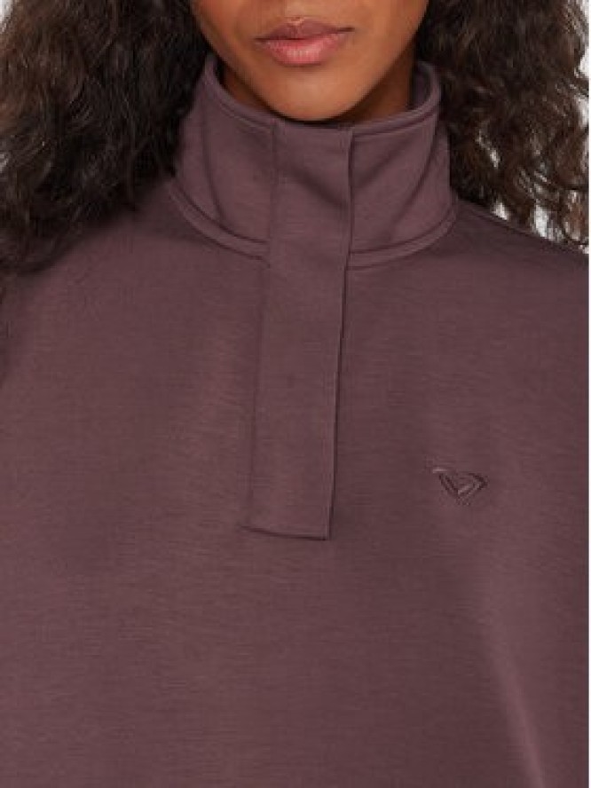 Roxy Bluza Rise & Vibe Sweet ERJFT05012 Fioletowy Relaxed Fit