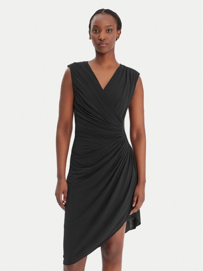 KARL LAGERFELD Sukienka koktajlowa B1W13030 Czarny Slim Fit