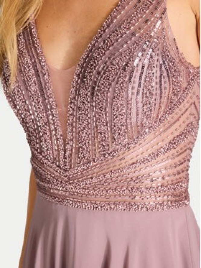 Hey Kyla Sukienka wieczorowa 5AG015HK Różowy Regular Fit