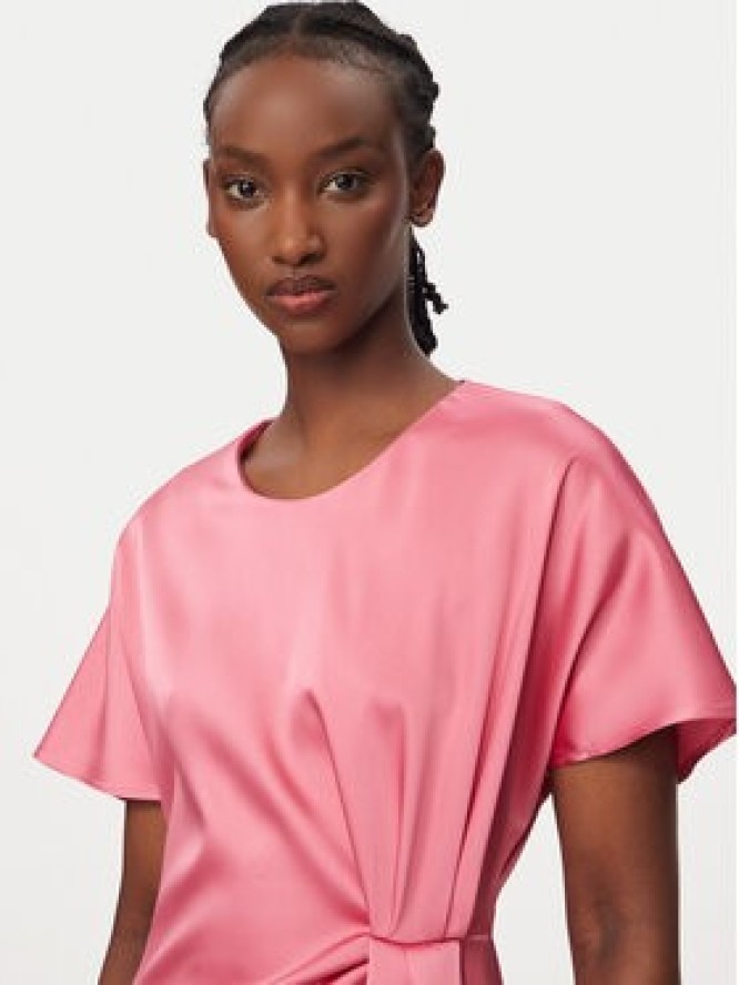 Rinascimento Sukienka koktajlowa CFC0127457003 Różowy Regular Fit