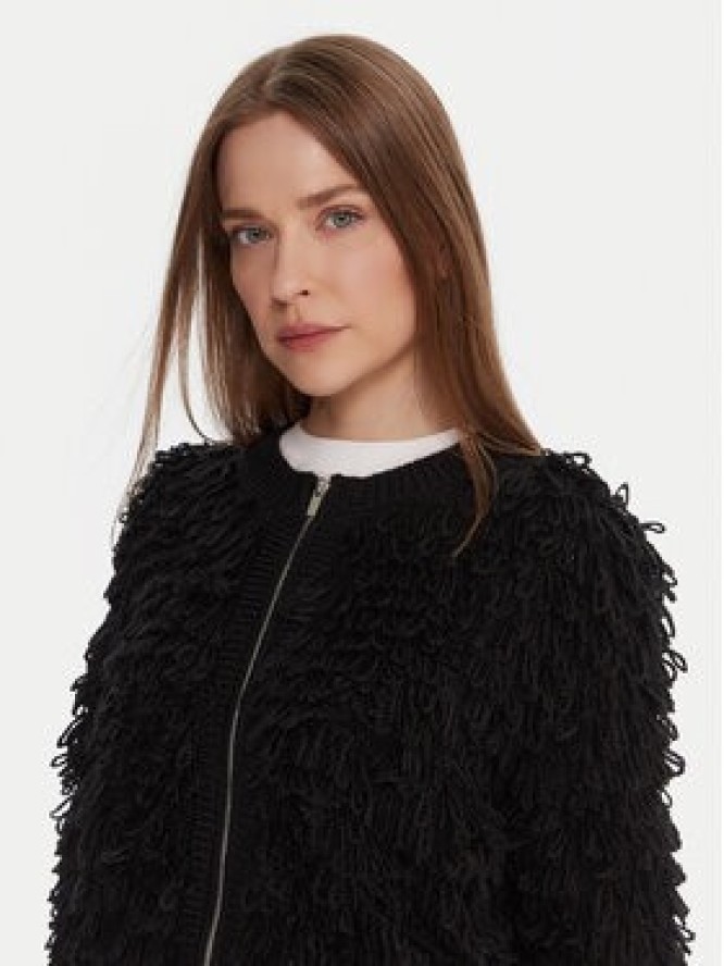 French Connection Kardigan 78ZBU Czarny Regular Fit