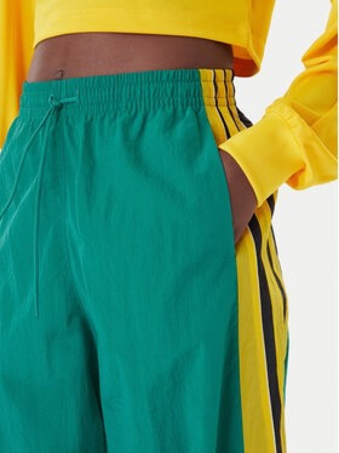 adidas Spodnie dresowe Sport Santiago KD2971 Zielony Loose Fit