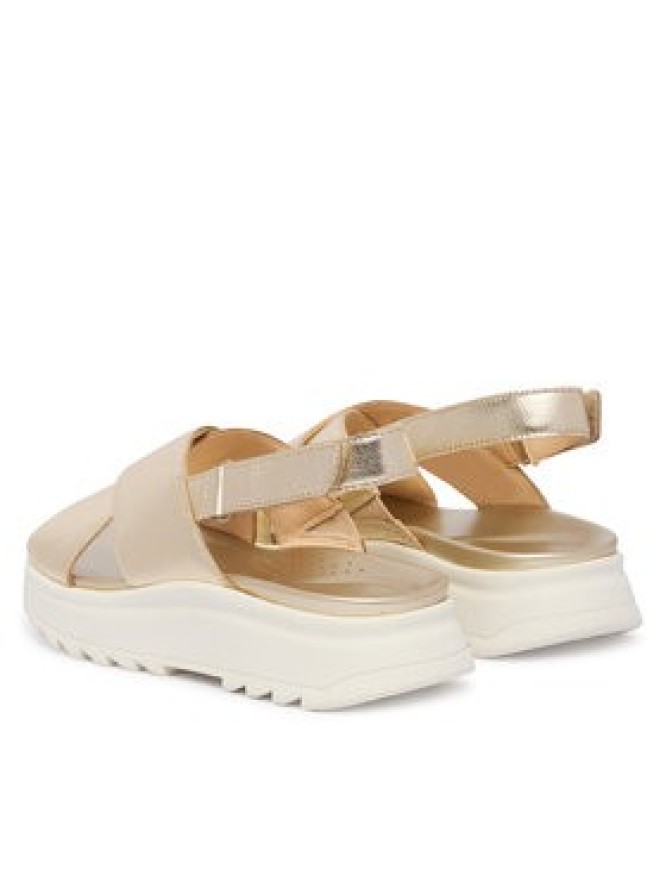 Clarks Sandały DashLite Wish 26185882 Złoty