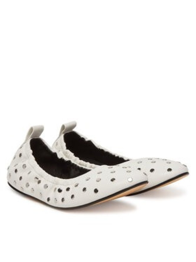 MICHAEL Michael Kors Baleriny Amy 40S5AYFP1L Biały