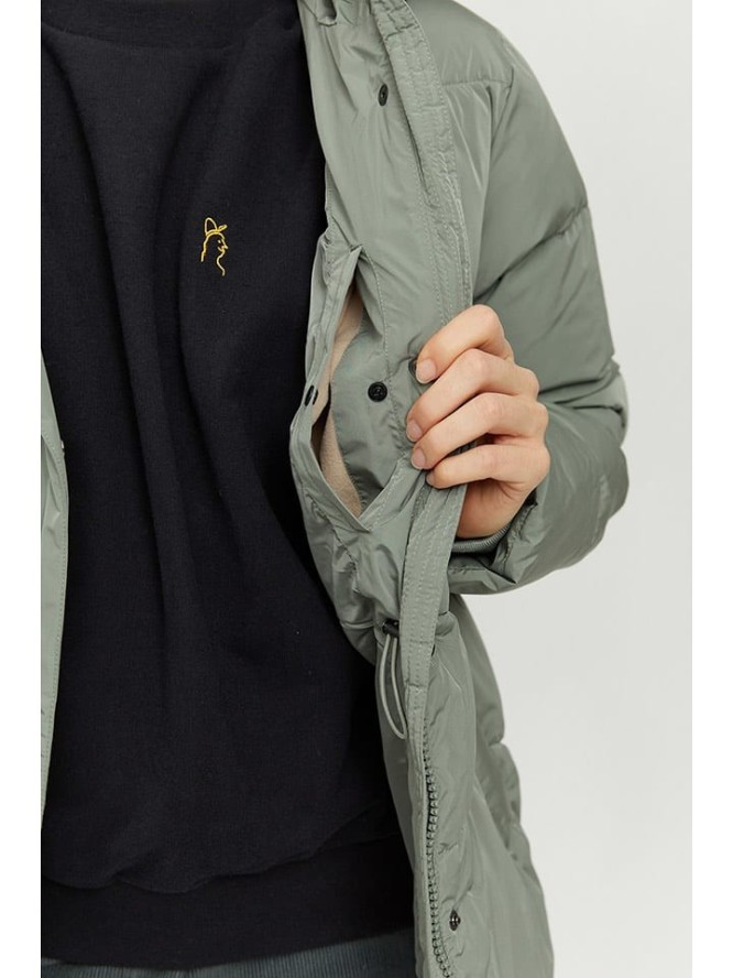 MAZINE Kurtka pikowana "Wanda" w kolorze zielonym rozmiar: M