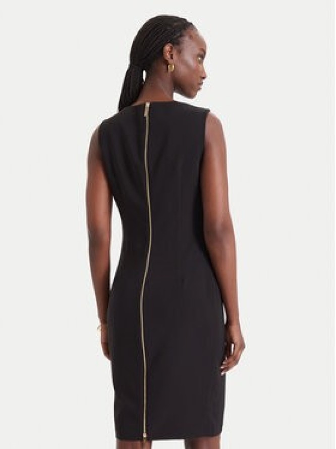 Fracomina Sukienka koktajlowa FR26WD2001W42901 Czarny Slim Fit