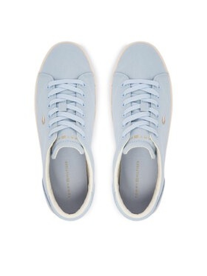 Tommy Hilfiger Tenisówki Th Low Profile Vulc Canvas FW0FW09102 Błękitny