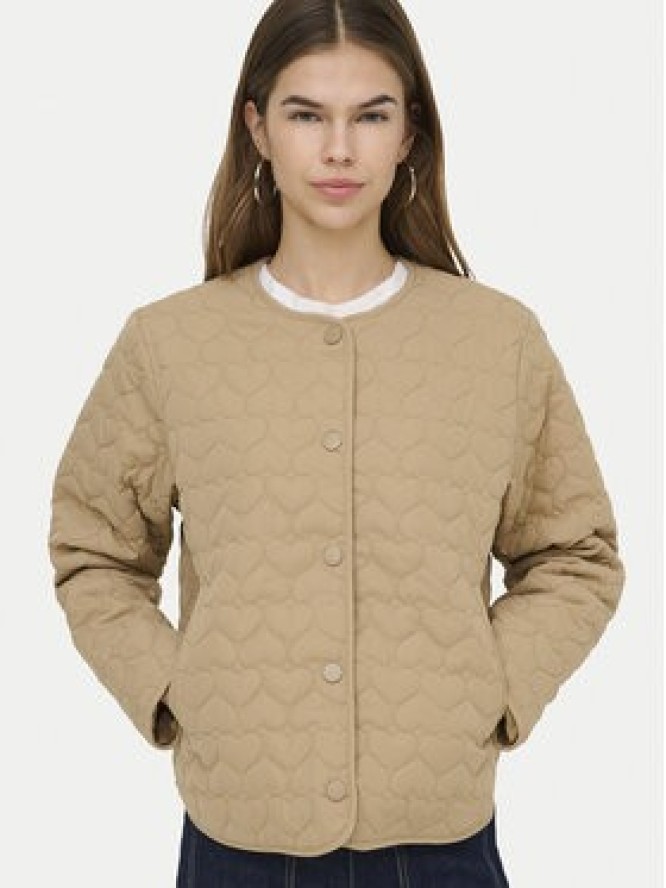 ONLY Kurtka przejściowa Heart 15366265 Beżowy Regular Fit