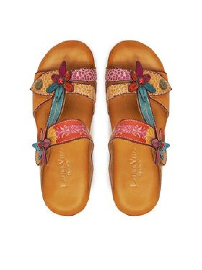 Laura Vita Klapki Dorry 19 Pomarańczowy