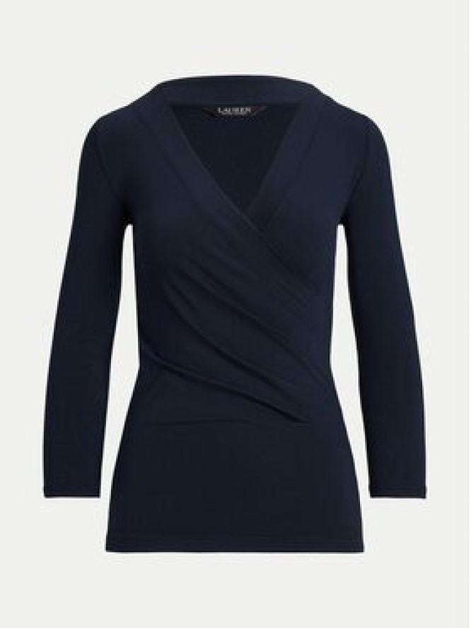LAUREN RALPH LAUREN Bluzka 200824366023 Granatowy Slim Fit