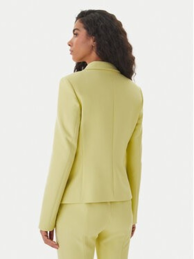 HUGO Marynarka Agonia-1 50539976 Żółty Slim Fit