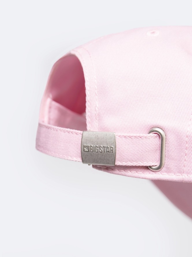 Czapka damska z daszkiem z napisem jasnoróżowa Writta 600