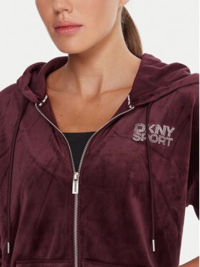 DKNY Sport Bluza DP5J9634 Bordowy Regular Fit