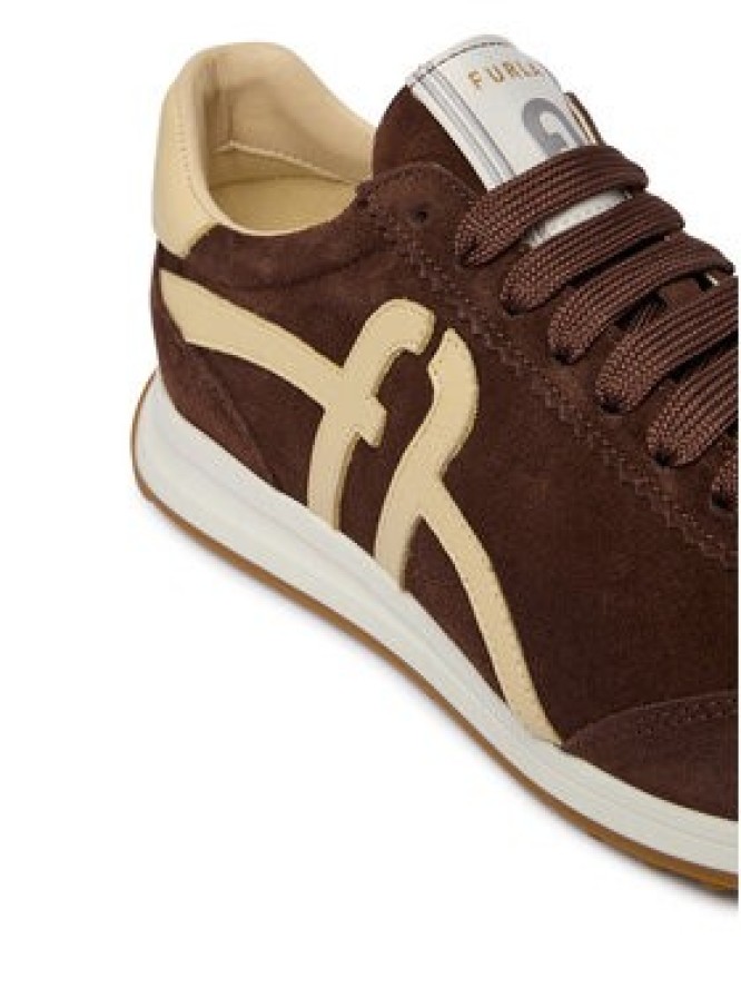 Furla Sneakersy Retro' YK56RET BX0580 PT 5300S Brązowy ciemny