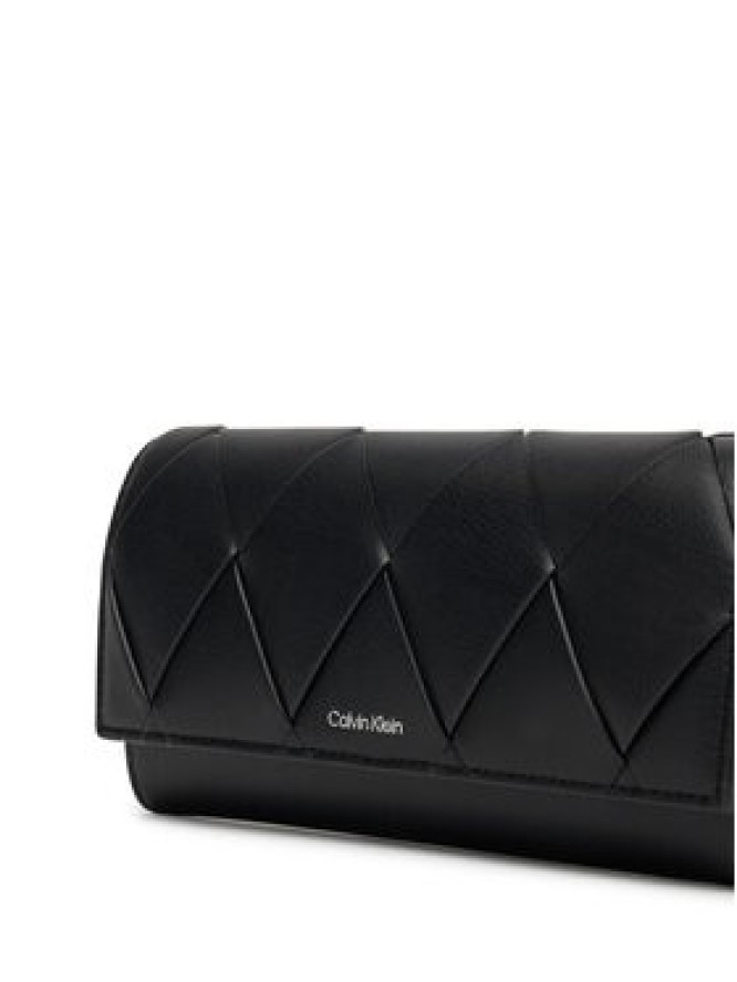 Calvin Klein Torebka Ck Woven Convertible Wallet Bag K60K612970 Czarny