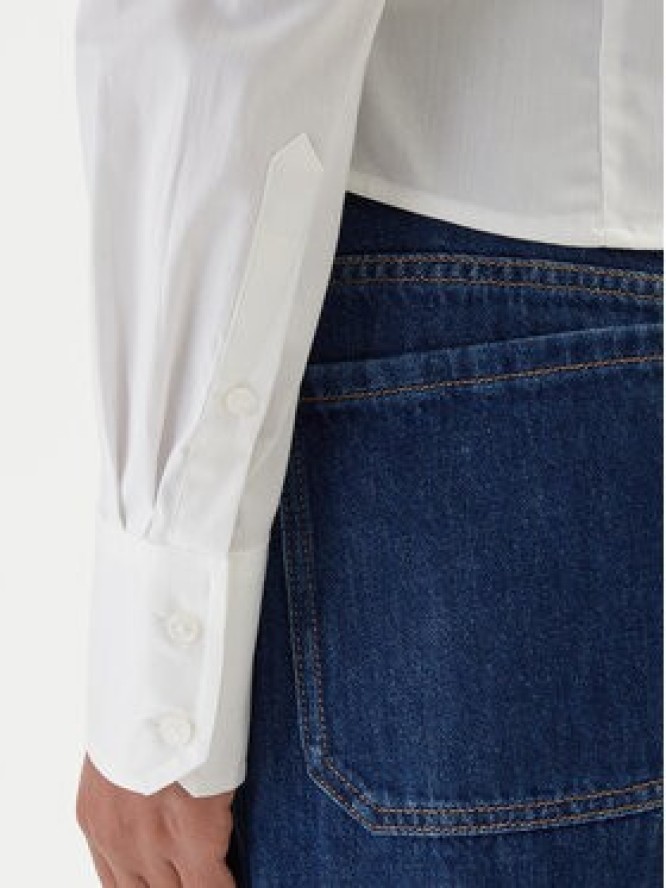 Tommy Jeans Koszula Baby DW0DW22604 Biały Slim Fit