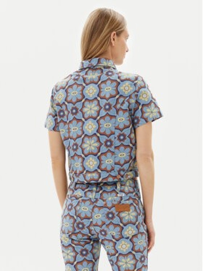 Wrangler Koszula jeansowa 112362607 Niebieski Slim Fit