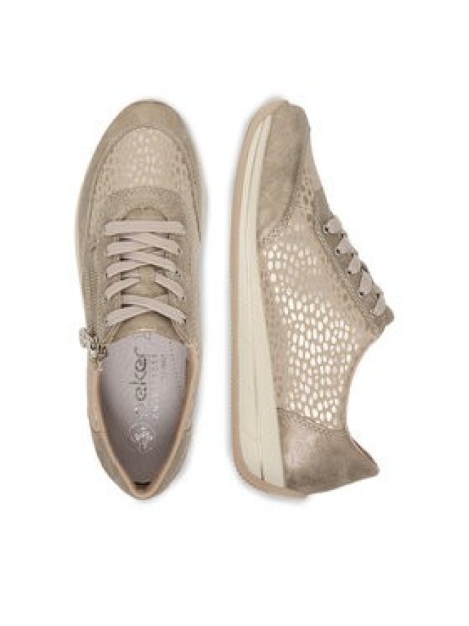 Rieker Sneakersy N1112-60 Beżowy
