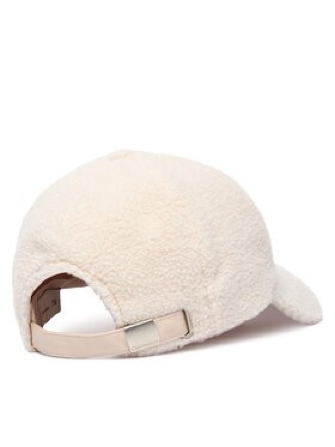 Calvin Klein Czapka z daszkiem All-Over Sherpa W/ Patch Cap LV04F5096G Kremowy