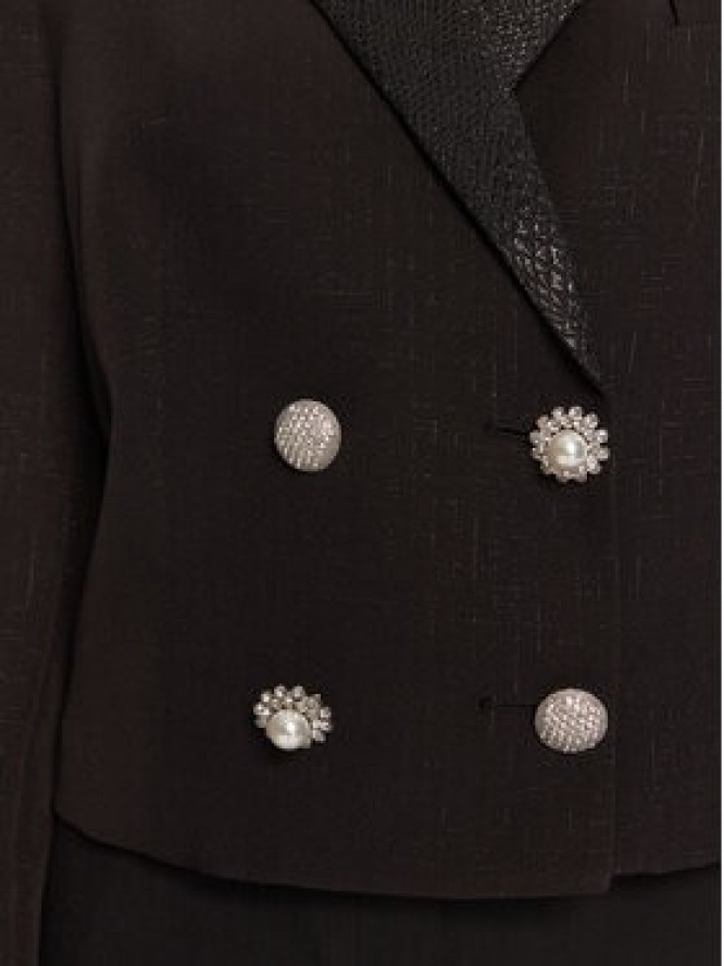 Lola Casademunt by Maite Marynarka MF2502003 Czarny Regular Fit