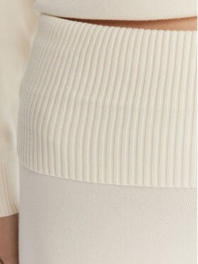 Guess Spodnie dzianinowe W6RB63 Z2V62 Écru Relaxed Fit