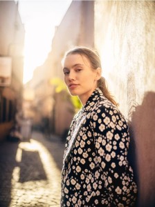 Marynarka w kwiaty - wielobarwny