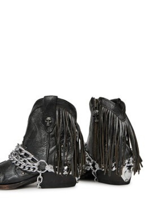 NEW ROCK Kowbojki M-WSTM003TES-S1 Czarny