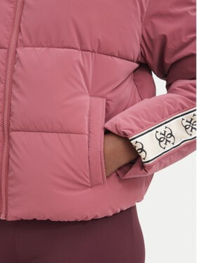 Guess Kurtka zimowa V5BL11 WGYC2 Różowy ciemny Regular Fit