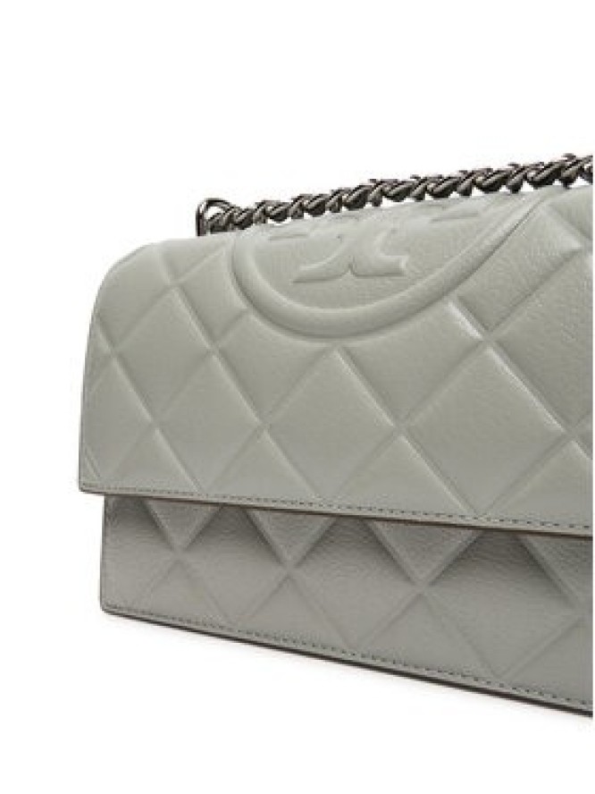 Tory Burch Torebka Fleming Small Convertible Shoulder Bag 164800 Szary