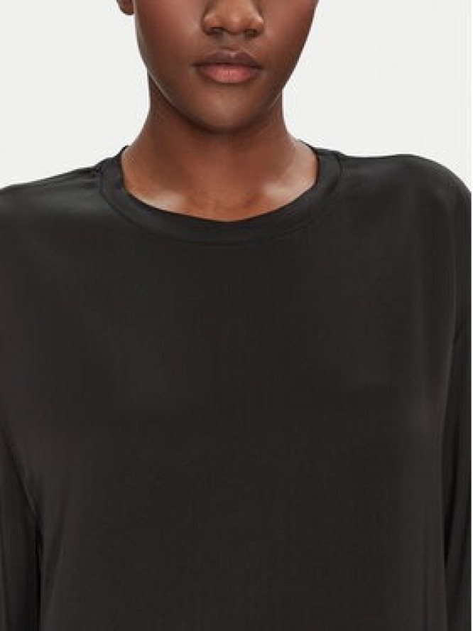 ViCOLO Bluzka TD0013 Czarny Relaxed Fit