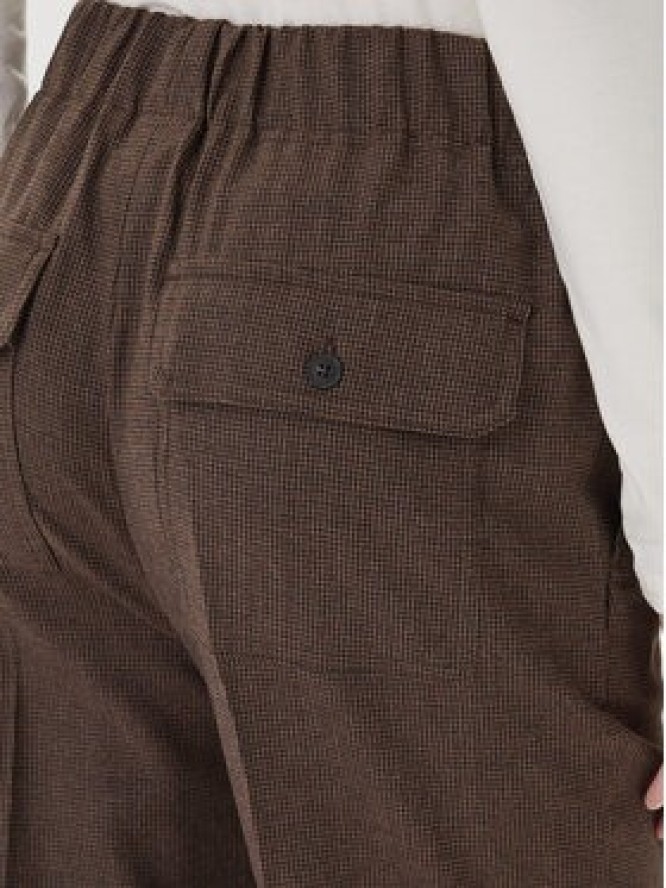 Weekend Max Mara Spodnie materiałowe Hataley 2525136022 Brązowy Regular Fit