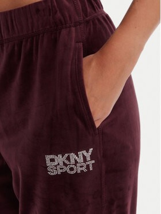 DKNY Sport Spodnie dresowe DP5P3702 Bordowy Regular Fit
