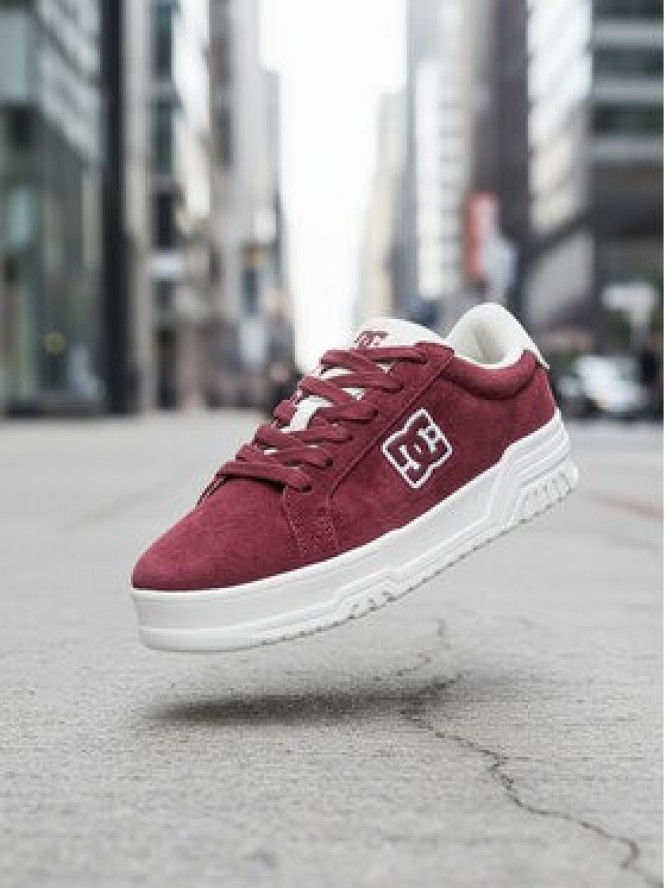 DC Shoes Sneakersy CEO-WP40-24302 Bordowy