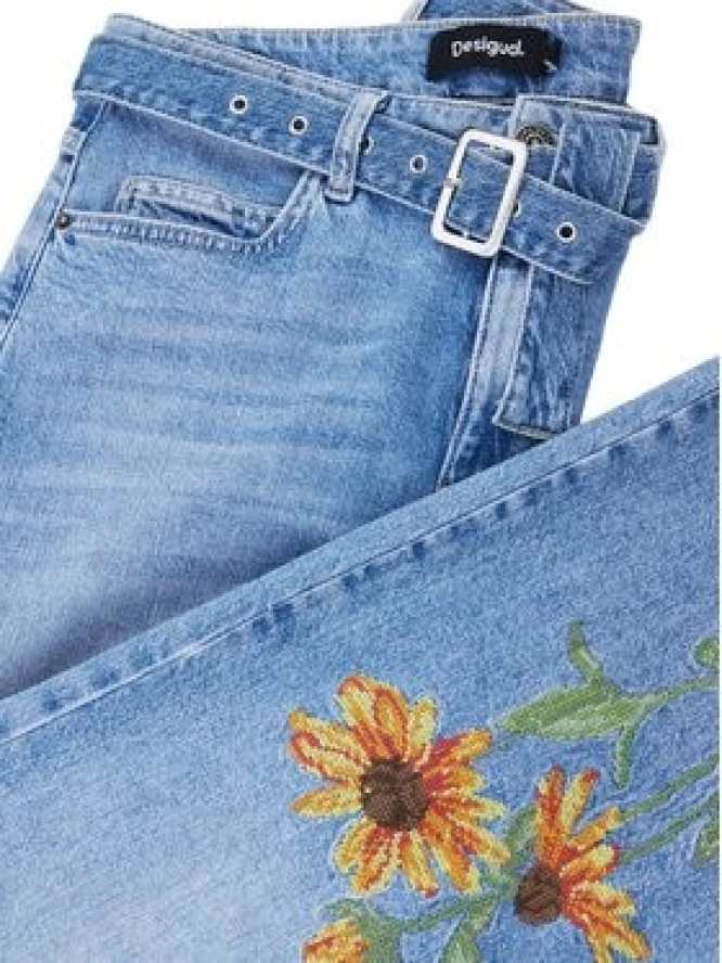Desigual Jeansy Ohio 25SWDD14 Niebieski Straight Fit