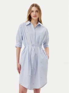 JOOP! Jeans Sukienka koszulowa Dua 30046173 Błękitny Relaxed Fit